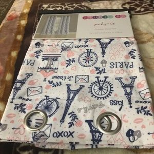 Paris Grommets Window Panel Pair